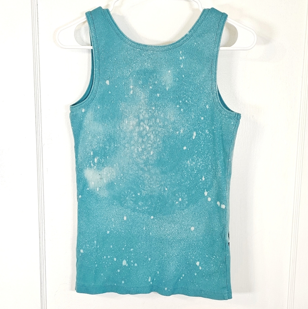 Tie-Dye Floral Tank Top - Picture 2 of 11